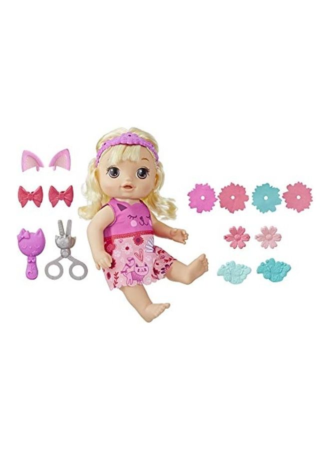 Baby Alive Snip-N-Style Baby Doll With Accessories - Image 1