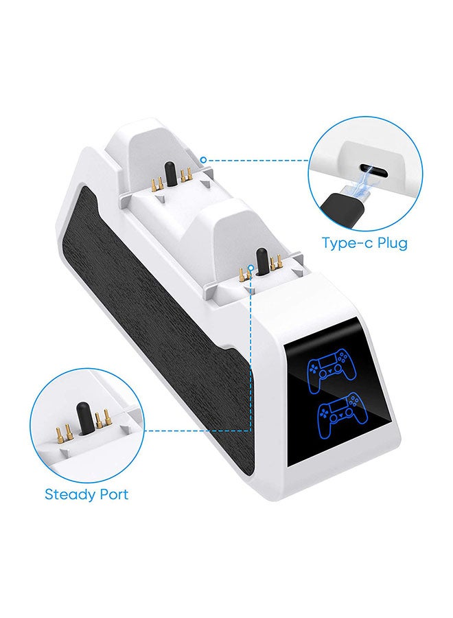 DLS - PS5 Controller Wired Charger With LED Indicator - Image 1