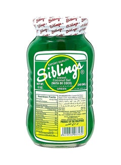 Siblings Sweet Coconut Gel Green 340grams  - Image 1
