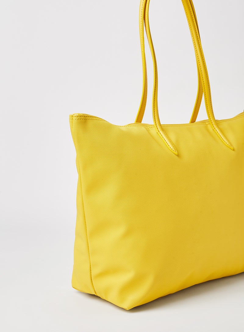 LACOSTE L.12.12 Concept Zip Tote Bag Yellow  - Image 3