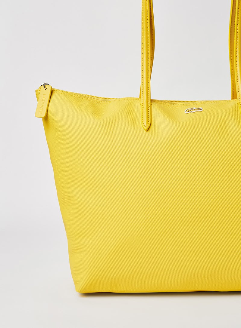 LACOSTE L.12.12 Concept Zip Tote Bag Yellow  - Image 2