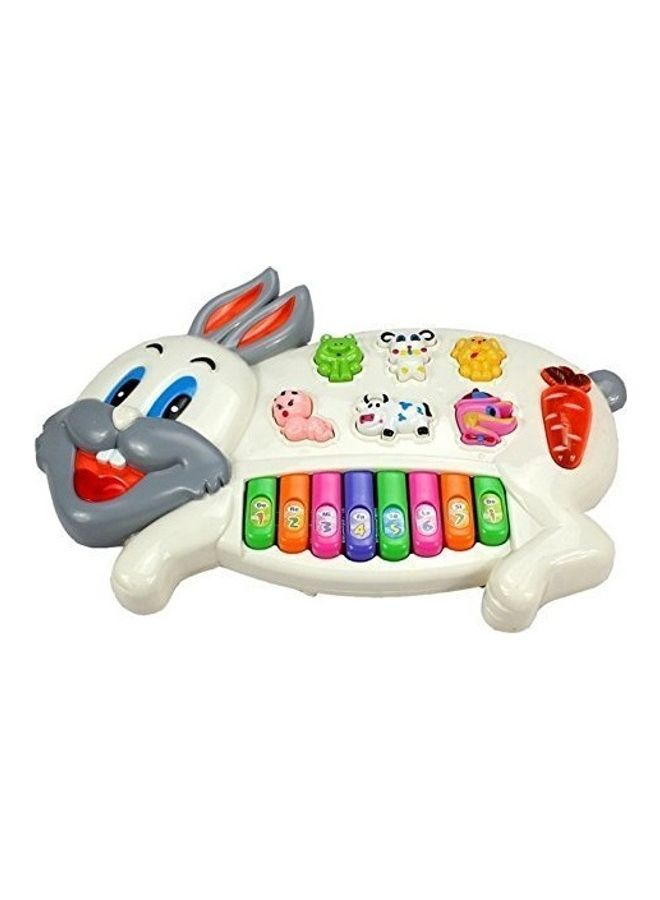 Musical Rabbit Piano Toy with Flashing Light & Sound - v1621844012/N47599181A_1