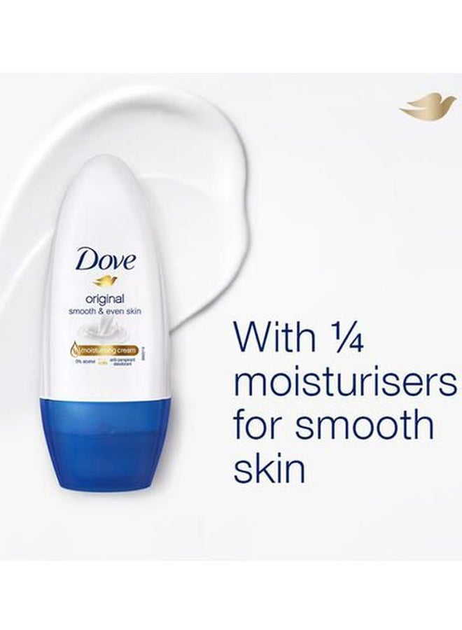 دوف مزيل عرق كريمي مرطب أصلي ببكرة دائرية 50ملليلتر - Image 3