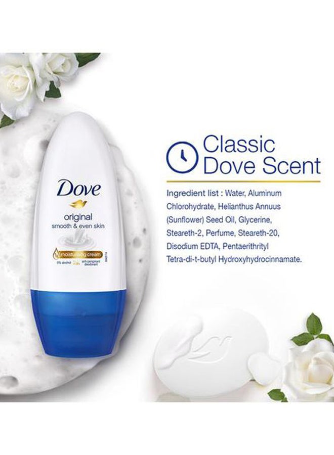 دوف مزيل عرق كريمي مرطب أصلي ببكرة دائرية 50ملليلتر - Image 4