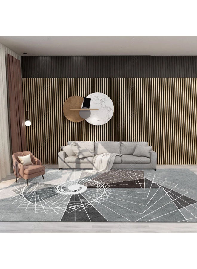 Sharpdo Interior Remodeling Warm Living Luxurious Modern Printed Rectangular Anti-Slip Carpet Fabric Multicolour 160x230cm - Image 2