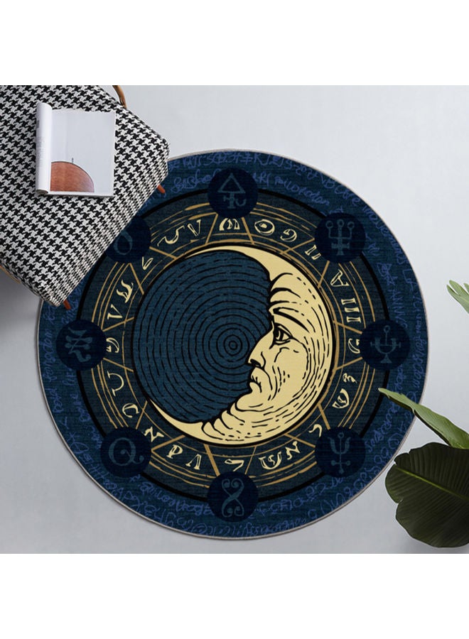 Sharpdo Decorative Antiskid Round Mat Multicolour 120x120cm - Image 2