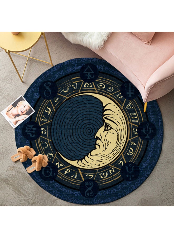 Sharpdo Decorative Antiskid Round Mat Multicolour 120x120cm - Image 4