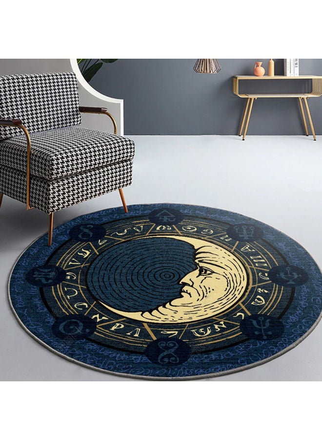 Sharpdo Decorative Antiskid Round Mat Multicolour 120x120cm - Image 3