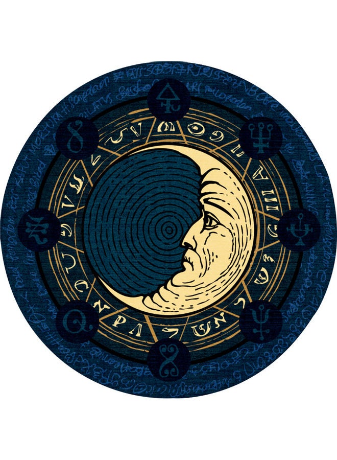 Sharpdo Decorative Antiskid Round Mat Multicolour 120x120cm - Image 1