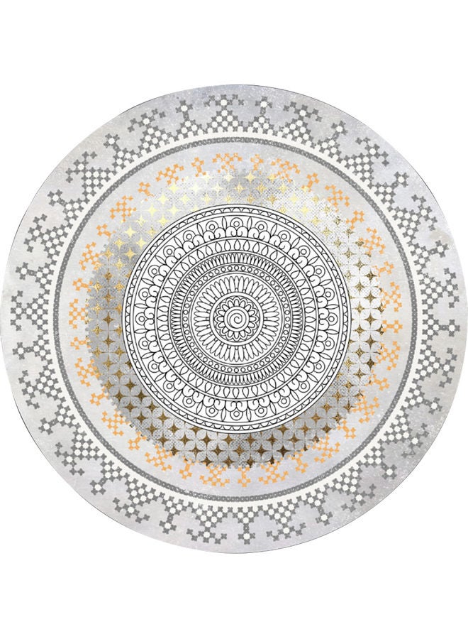 Sharpdo Decorative Antiskid Round Mat Multicolour 120x120cm  - Image 1