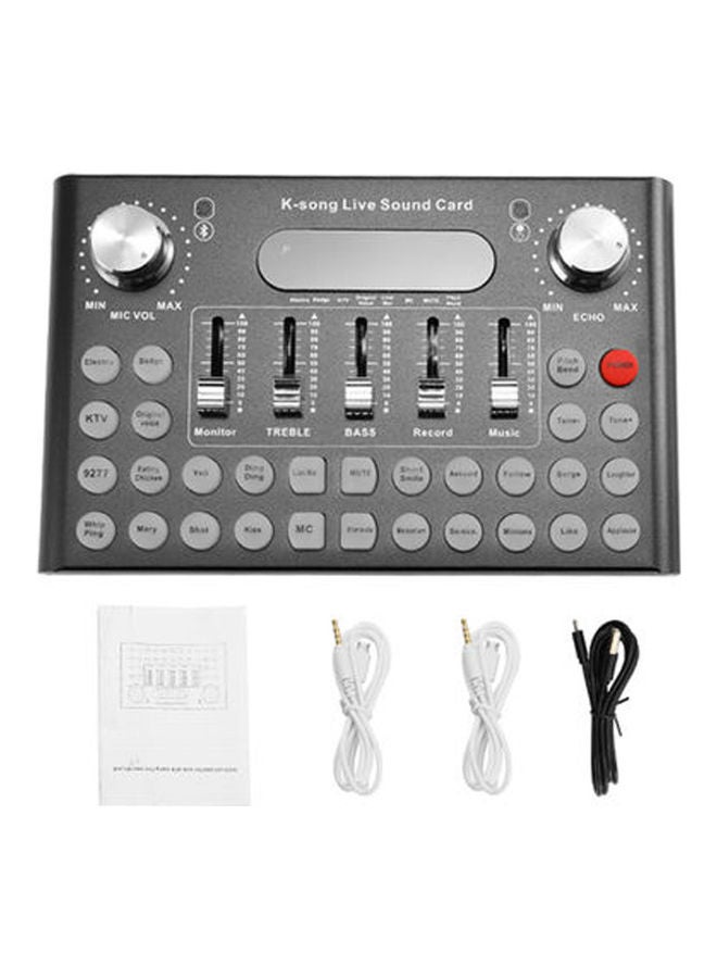 EzzySo 5-Piece Professional K-Song Live Sound Card Set Black  - Image 1