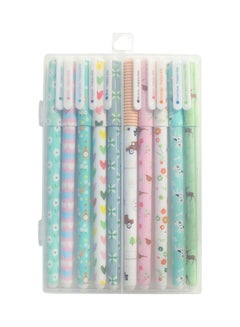 10-Piece Gel Pen Set For Writing Highlighter Neutral Pens Multicolor