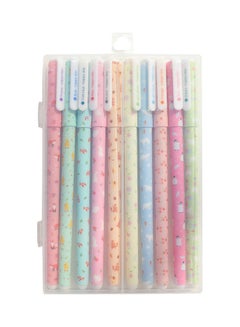 10-Piece Gel Pen Set For Writing Highlighter Neutral Pens Multicolor