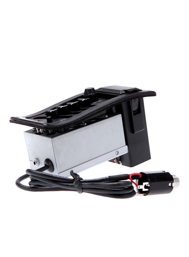 Generic 4-Band EQ Equalizer Piezo Pickup Acoustic Guitar Preamp Amplifier Tuner - Image 2