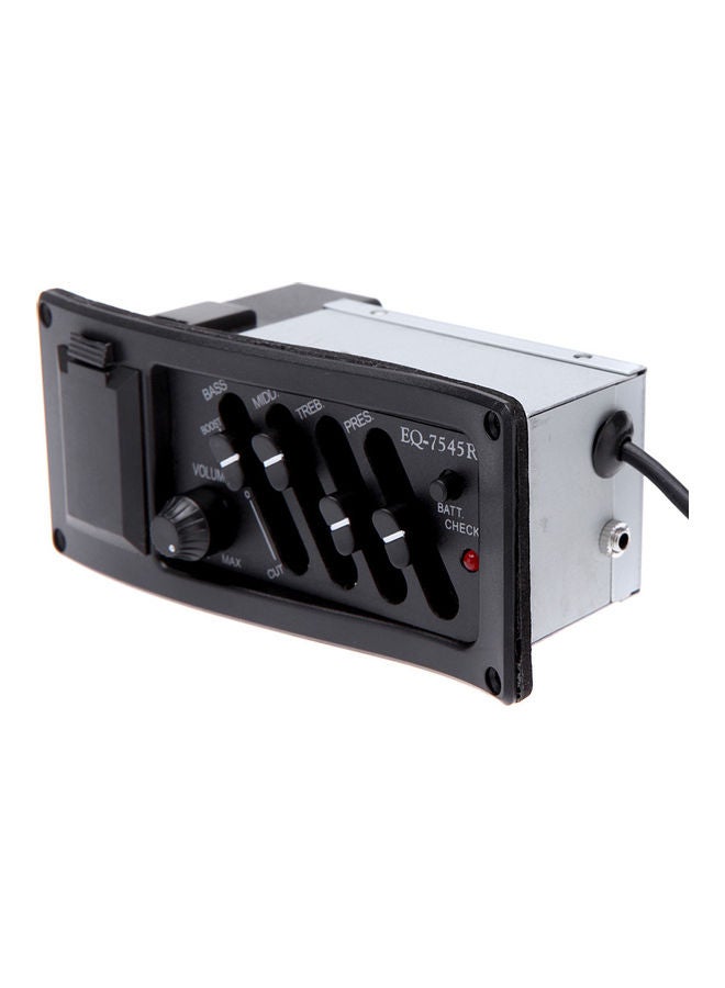 Generic 4-Band EQ Equalizer Piezo Pickup Acoustic Guitar Preamp Amplifier Tuner - Image 4