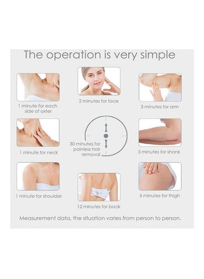 EzzySo Mini Handheld Laser Hair Remover Black - Image 2