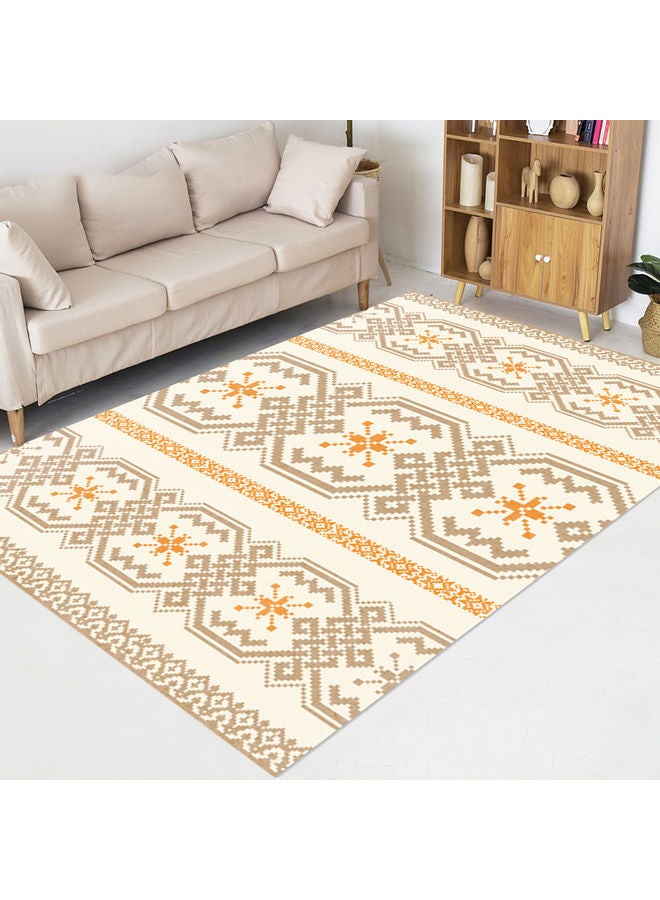 Sharpdo Interior Remodeling Warm Living Luxurious Modern Printed Rectangular Anti-Slip Carpet Fabric Multicolour 160x230cm - Image 4