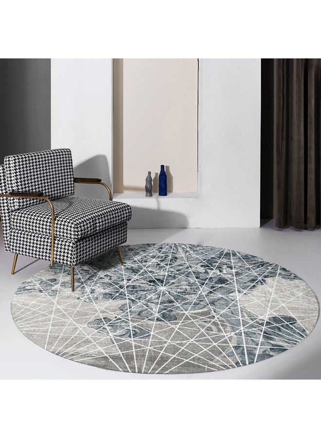 Sharpdo Decorative Antiskid Round Mat Multicolour 120x120cm - Image 2