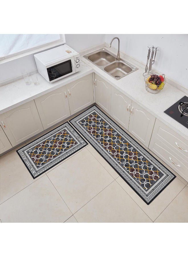 Sharpdo - 2-Piece Kitchen Floor Mat Multicolour - Image 1