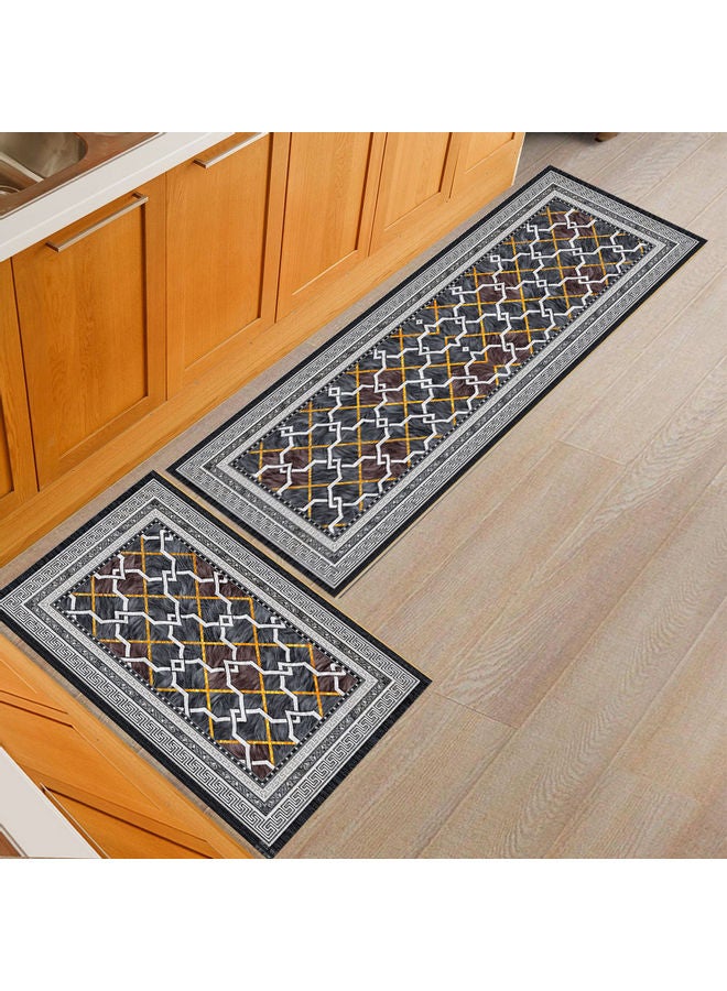 Sharpdo - 2-Piece Kitchen Floor Mat Multicolour - Image 1