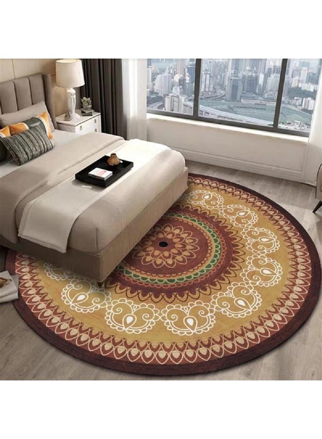 Sharpdo Decorative Antiskid Round Mat Multicolour 120x120cm - Image 3
