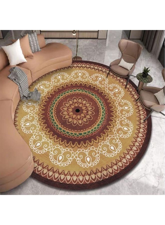 Sharpdo Decorative Antiskid Round Mat Multicolour 120x120cm - Image 4