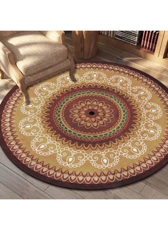 Sharpdo Decorative Antiskid Round Mat Multicolour 120x120cm - Image 2