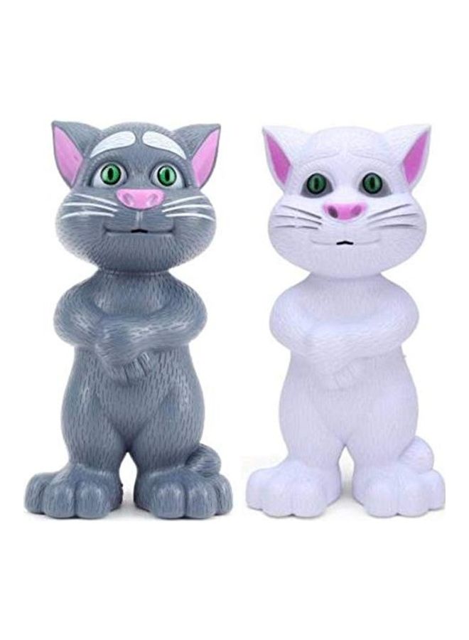 2-Piece Talking Tom Speaking Robot Cat Toy  - Image 1