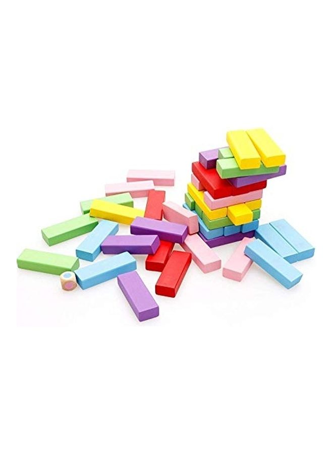 Generic - 54-Piece Wooden Building Blocks Set - Image 1
