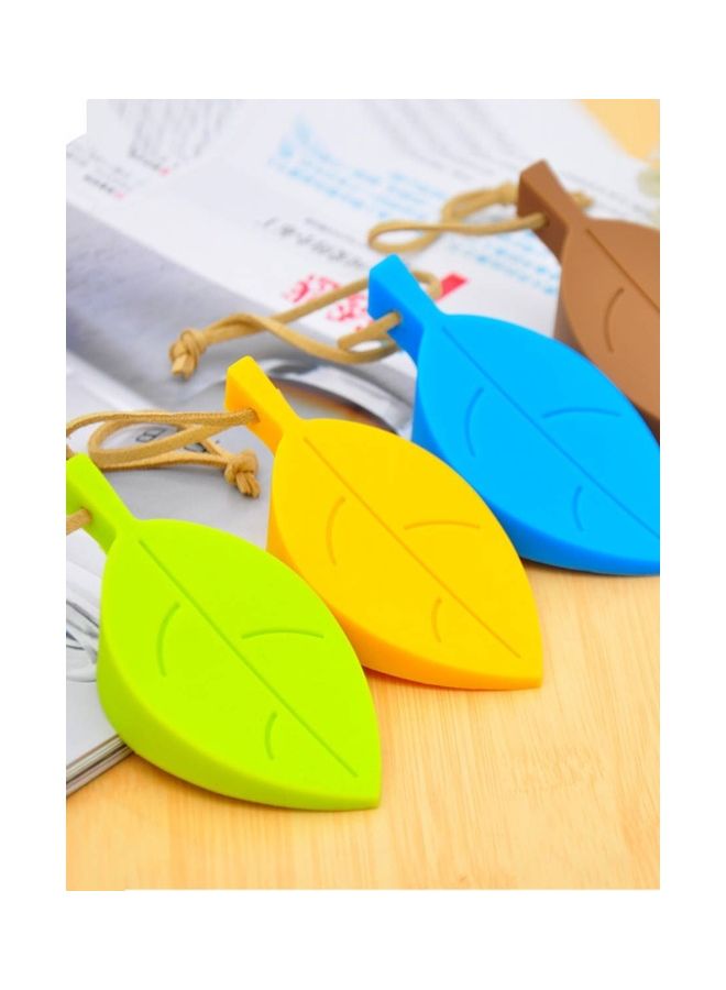 مصدات باب للمنزل بشكل أوراق شجر من قطعتين متعدد الألوان