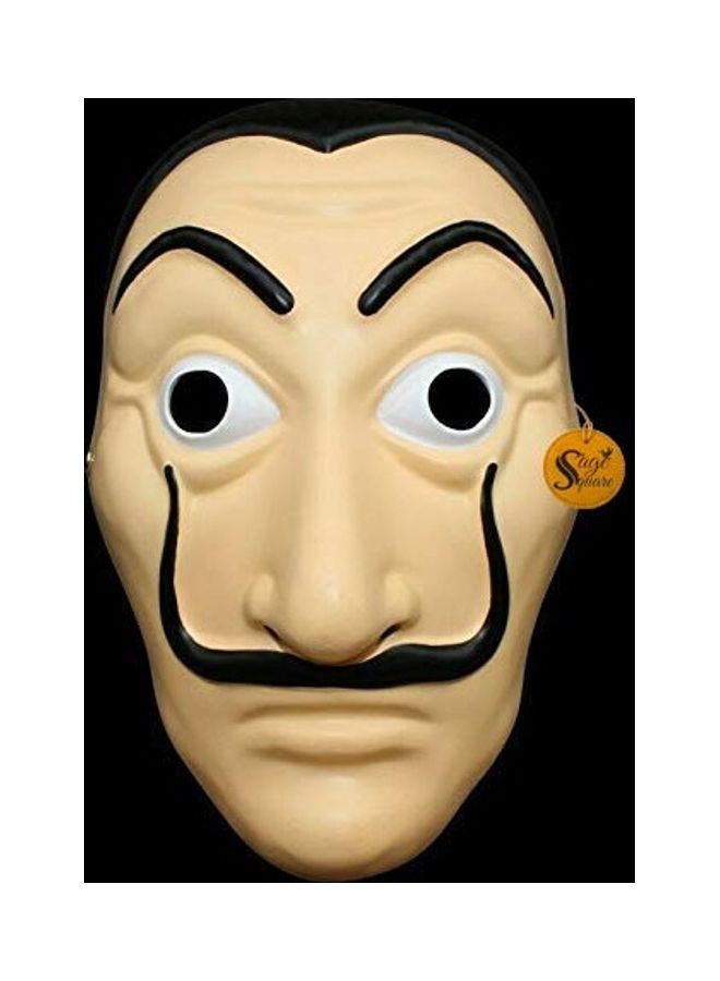 Sage Square 2-Piece Money Heist Salvador Dali Face Mask for Theme Party  - Image 3