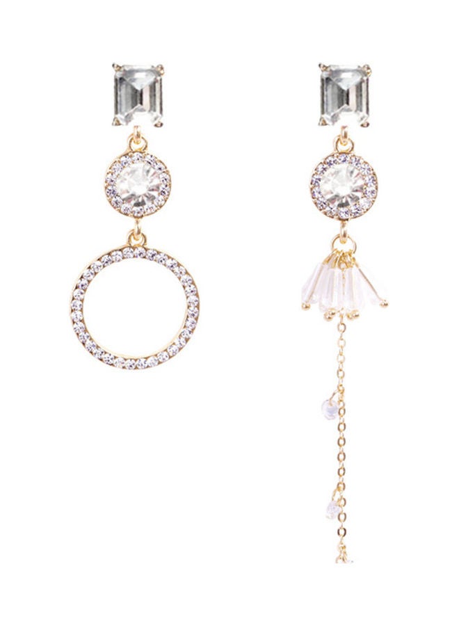 J.J Hand made Circle Temperament Tassel Earrings - Image 1
