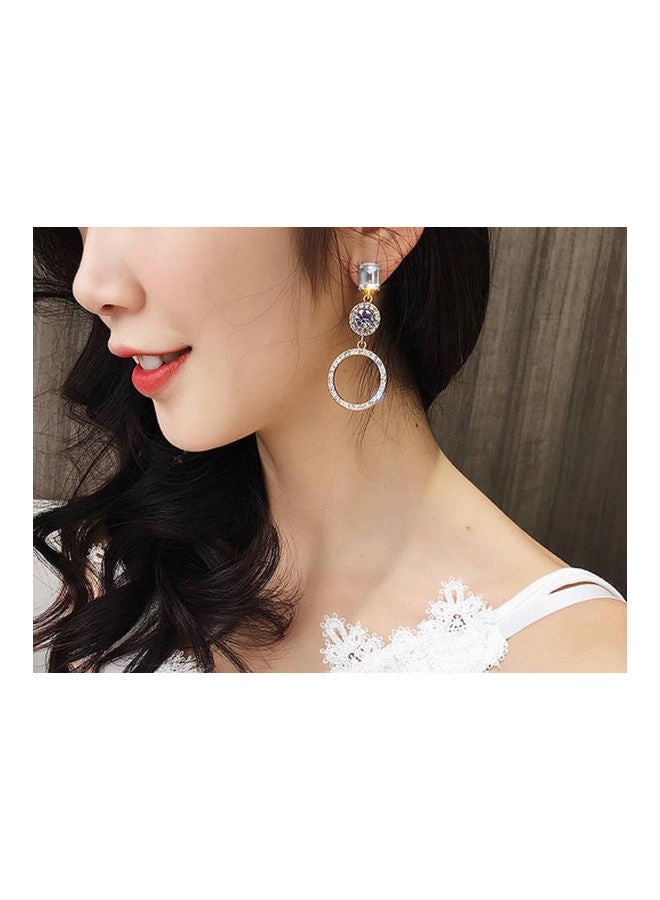 J.J Hand made Circle Temperament Tassel Earrings - Image 3