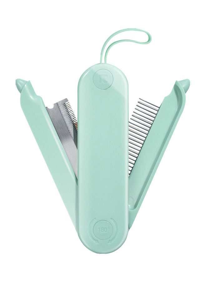 أمشاط إزالة الشعر 2 في 1 أخضر