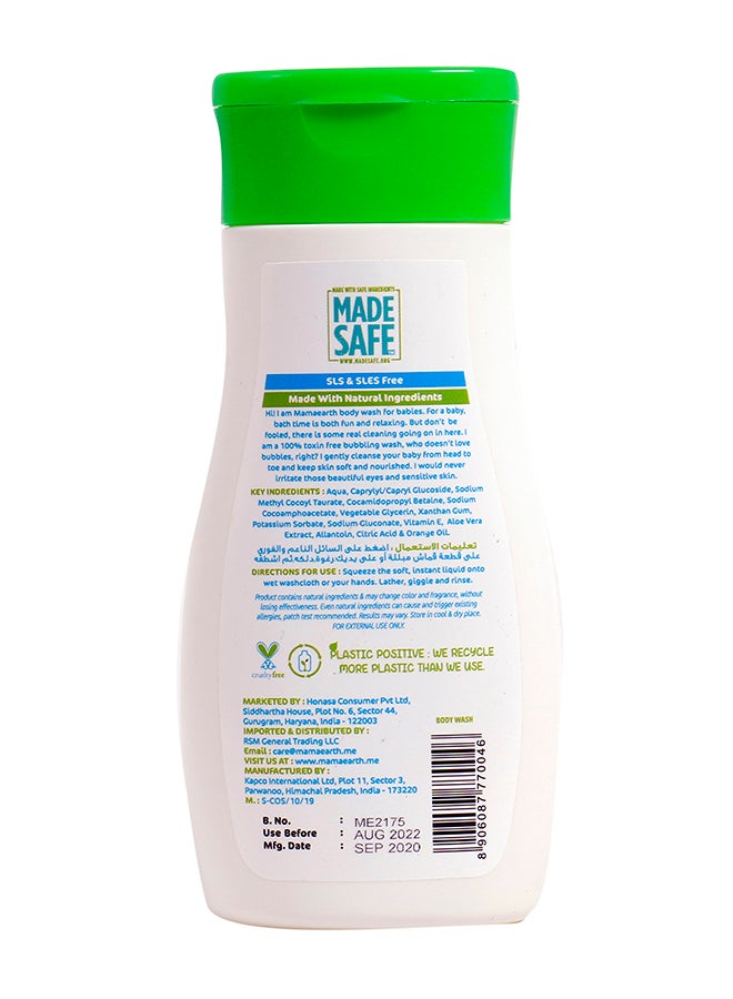 Mamaearth Toxic-free Dermatologically Tested Deeply Nourishing Body Wash for Babies with Cocounut Cleanser, 0-5 Years, 200ml - Image 3