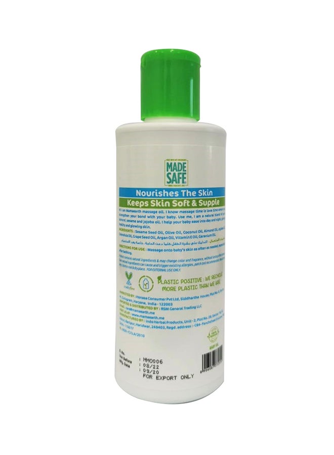 Mamaearth - Soothing Massage Oil With Seasame, Jojoba And Almond - 200ml - Image 1