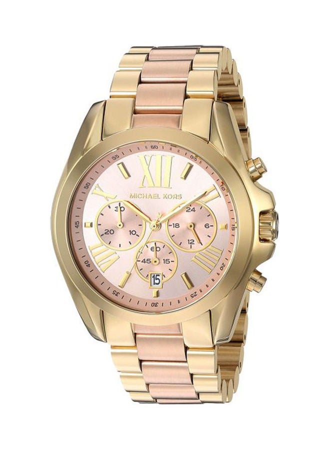 Michael Kors Women's Bradshaw Watch - Analog Stainless Steel Band Mk6359 - Image 1