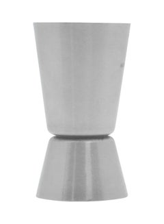 Steel Double End Jigger Peg Measure Silver 40ml