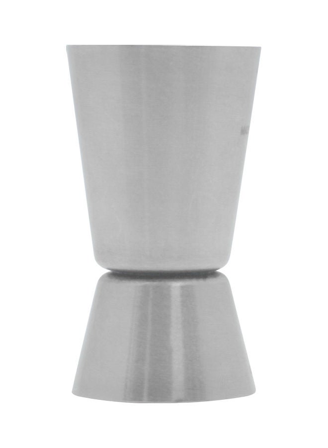 Kitchen master - Steel Double End Jigger Peg Measure Silver 40ml - Image 1