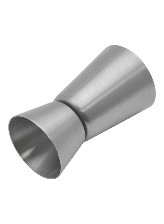 Kitchen master - Steel Double End Jigger Peg Measure Silver 40ml - Image 1