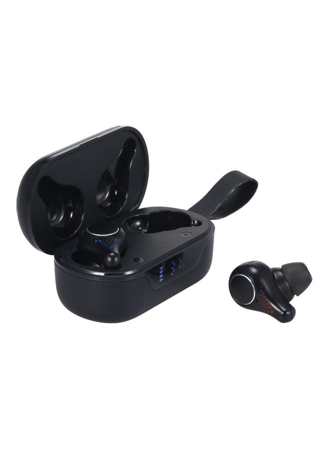 Generic BT 5.0 True Wireless Earbuds With Charging Case Black  - Image 1