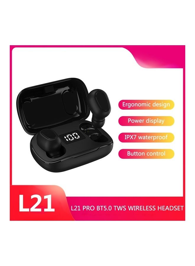 Generic - L21 Pro TWS Wireless Headset Black - Image 1