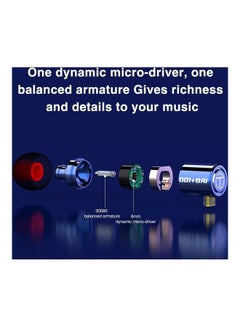 TRN M10 Wired In-ear Headphones DIY Earphones Grey  - Image 3