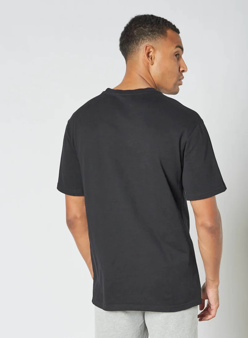 JACK & JONES Basic Marl T-Shirt Black