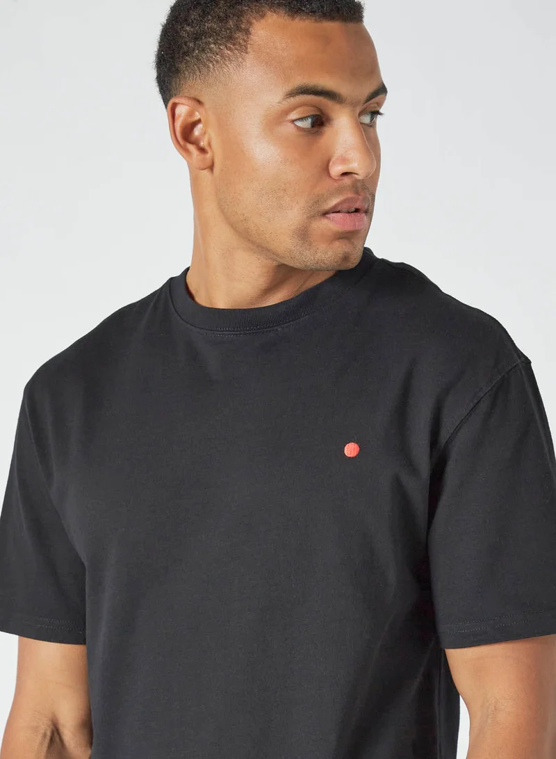 JACK & JONES Basic Marl T-Shirt Black