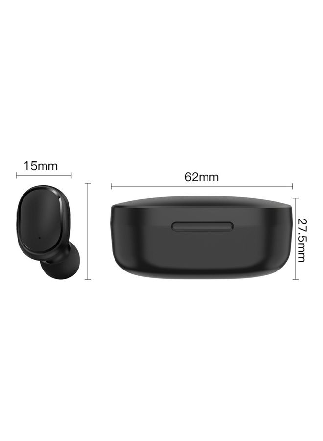 Generic - E6S TWS BT5.0 Wireless Headphones Black - Image 1