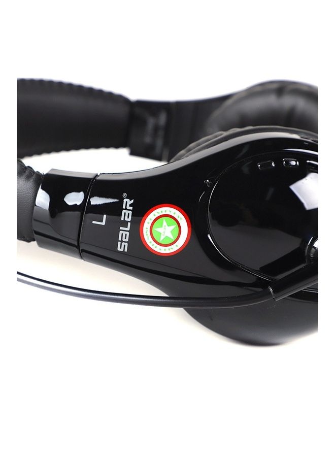 A566E Computer Wired Headphone Black - Image 3