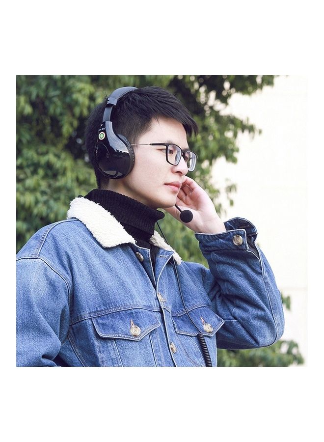 A566E Computer Wired Headphone Black - Image 4