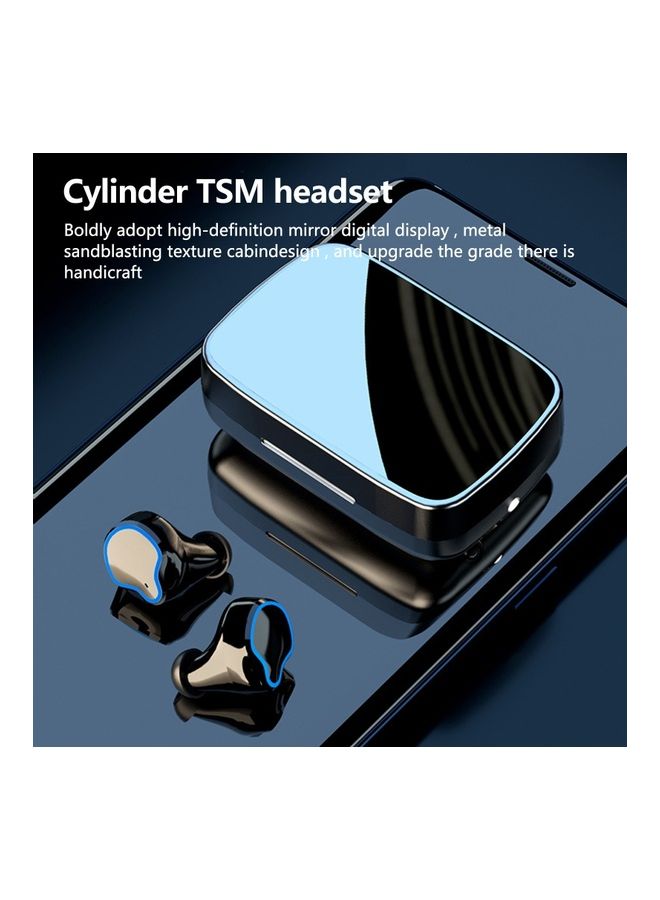 Generic - M9 TWS BT5.1 Wireless Headphones Black - Image 1