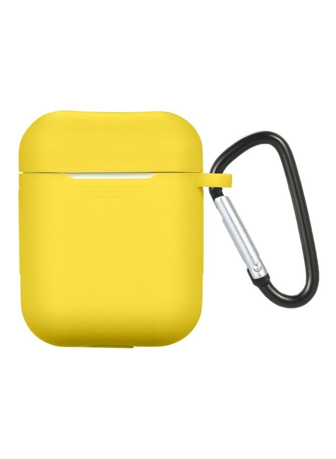 Generic Headphones Case Replacement Protective Earphone Cover With Carabineer For Apple Air Pods Multicolour 